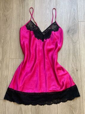 Oscar de la renta pink label slip dress